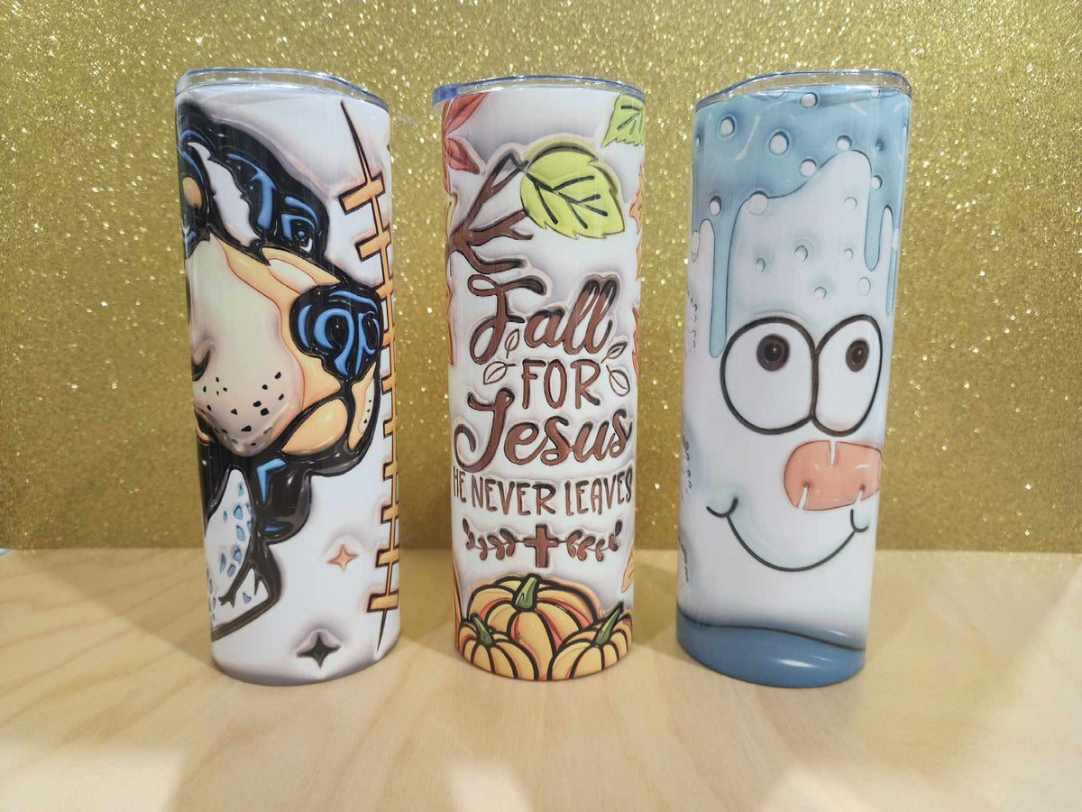 Custom 20oz Skinny Tumbler (Shipping Included)
