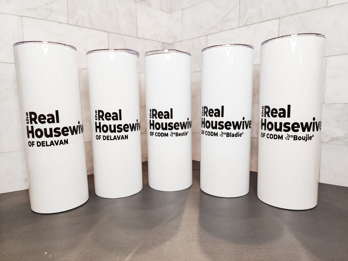 Custom 20oz Skinny Tumbler (Shipping Included)