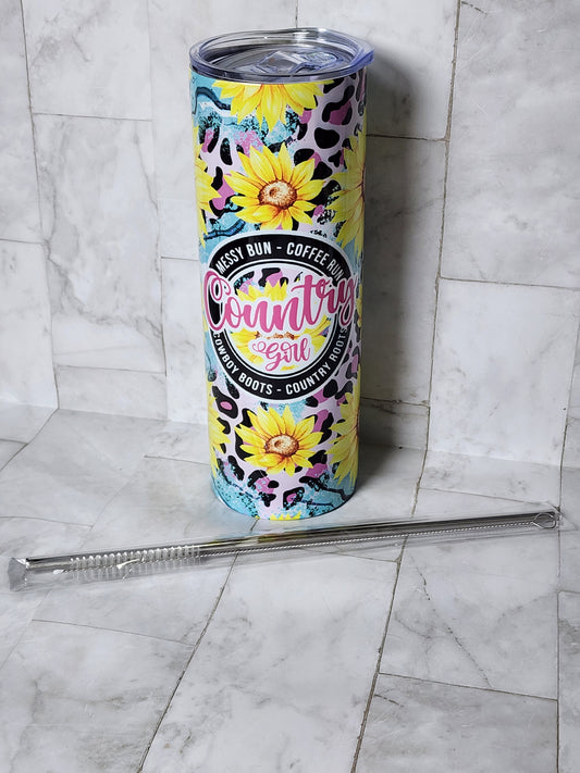 20 Oz Skinny Tumbler - SAMPLES READY TO SHIP!