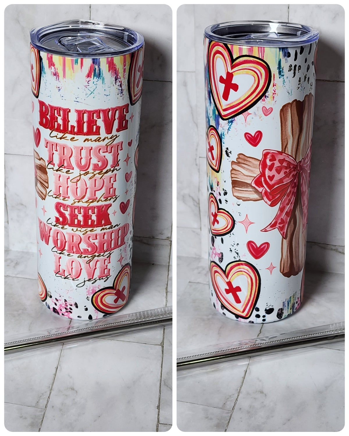 Custom 20oz Skinny Tumbler (Shipping Included)