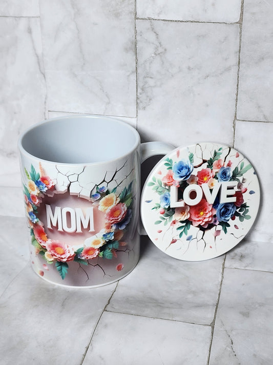 Coffee Mug & Coaster Set - SAMPLES READY TO SHIP!