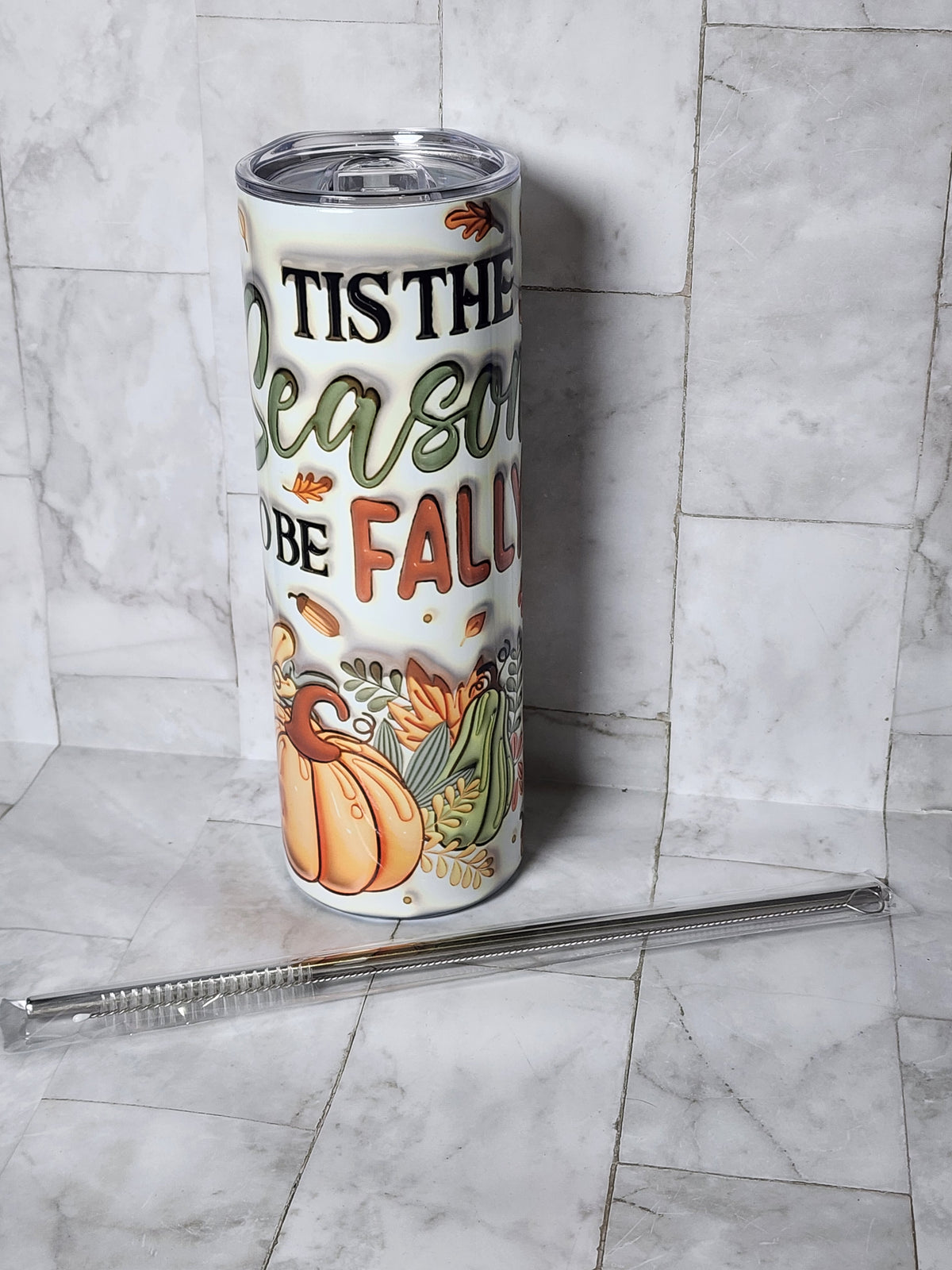 Custom 20oz Skinny Tumbler (Shipping Included)